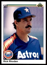 1990 Rick Rhoden Houston Astros Upper Deck Baseball Card # 504