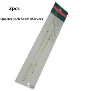 2 PIEZAS marcadores de costura de cuarto de pulgada de 8 pulgadas y 12 pulgadas Reglas de acolchado #R7845 - Imagen 1 de 3