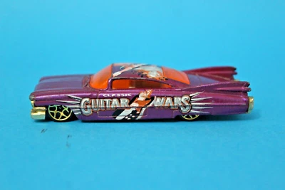 HOT WHEELS - CUSTOM '59 CADILLAC -CLASSIC GUITAR WARS - 2001 [NDL25] - Immagine 1 di 4
