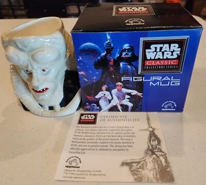 Star Wars Bib Fortuna Figural Ceramic Mug 1997 Applause with box and COA NICE! - Picture 1 of 5
