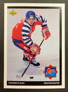 1992-93 McDonalds Upper Deck McD#7 Theoren Fleury - Calgary Flames