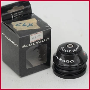 NOS COLNAGO CLX 1+1/8 INCHES AHEAD HEADSET VINTAGE THREADLESS OLD BLACK BICYCLE - Picture 1 of 6