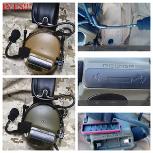 US!!! PELTOR Comtac III Headset for TCA PRC148 152 Noise Reduction MBITR Replica - Picture 1 of 15