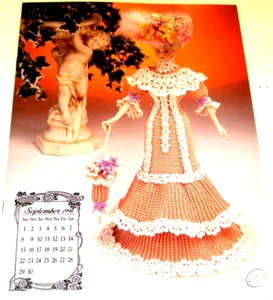 Annie's Calendar Bed Doll Society - Sept Garden Party Frock -Fashion Doll (X) - Picture 1 of 3