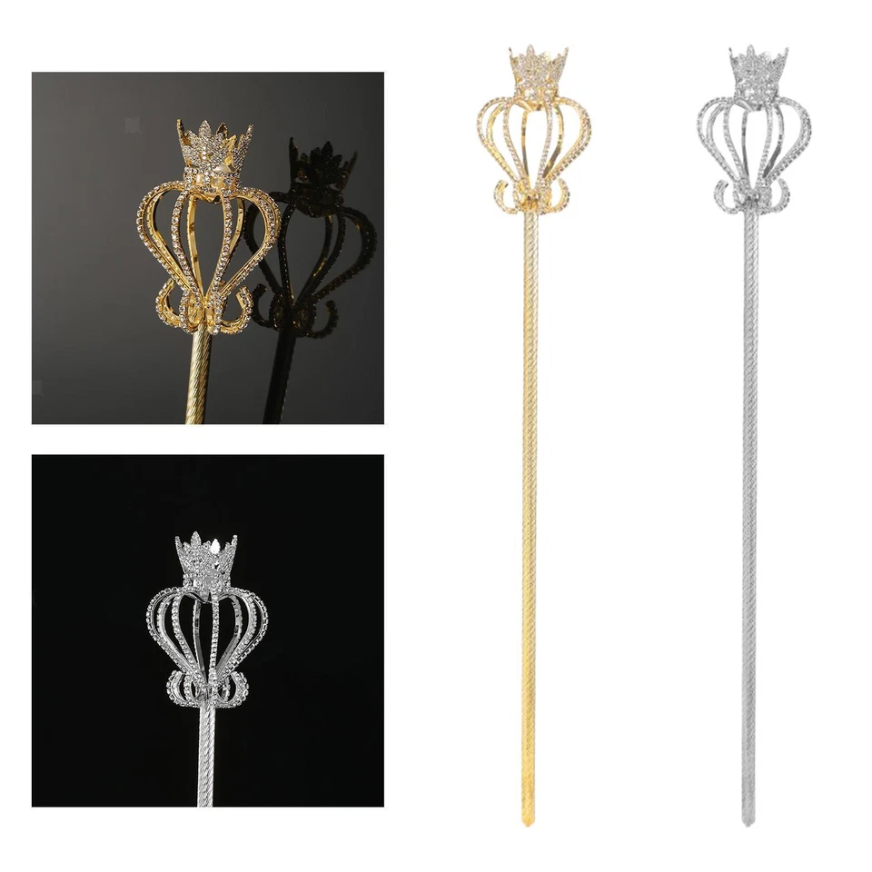 Bacchetta da principessa con scettro di strass scintillanti per accessori per - Immagine 1 di 1
