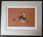 (570) Numbered & Signed Debbie Gillingham Border Terrier Print "Slipper's Ruin"