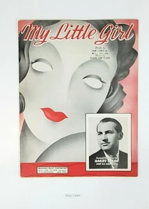 1916 My Little Girl sheet music - Harry Kogen - Art Deco Art Cover - sm421 - Picture 1 of 4