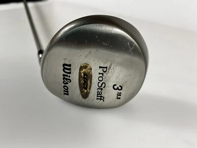 Wilson Pro Staff RH 3Wood 15.5* Woman’s Flex Graphite Shaft With Head Cover -78 - Image 1 of 4