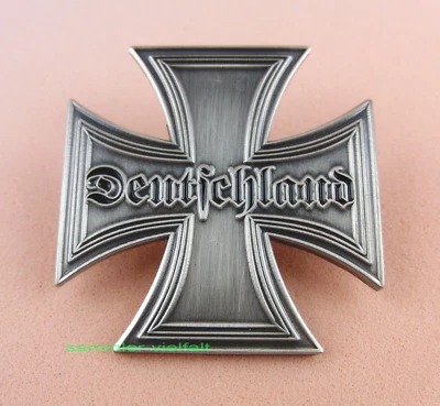 MARKENLOS Pin DEUTSCHLAND EK Anstecker Eisernes Kreuz Butterfly Verschluss - 19