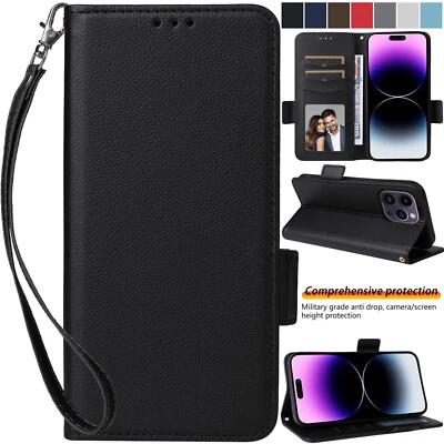 For Samsung Galaxy Note20 Ultra/Note10+ Flip Stand Wallet Card Phone Case Cover - Image 1 of 4
