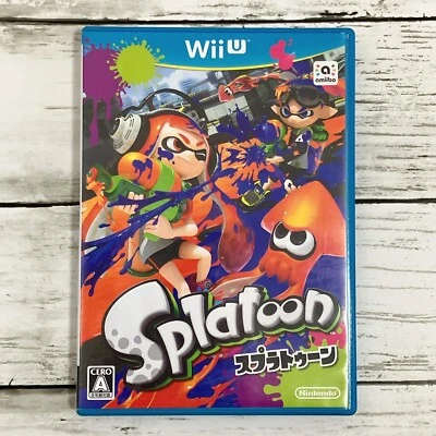 Splatoon Nintendo Wii U WUP-P-AGMJ-JPN VideoGames JAPAN - Image 1 of 4