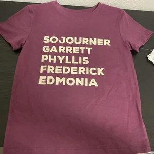 ๐ Black History Month Historical Names Short Sleeve T-Shirt Sz XS - Picture 1 of 3