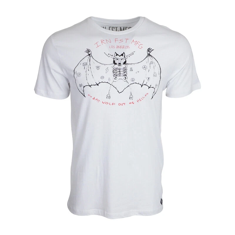 IRON FIST BAT WOLF MENS T SHIRT  - Image 1 of 1