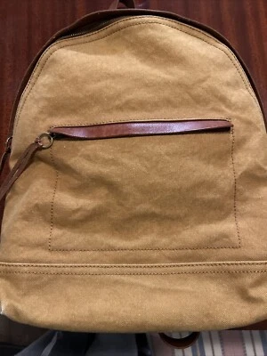 Mochila de lona Madewell The Charleston. Mostaza dorada Foto 1 de 4