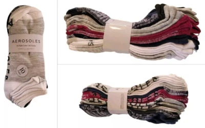 Aerosoles Mujer 10 Pares Calcetines Corte Bajo.  Calcetín Talla 9-11 / Zapato Talla 5-10 Foto 1 de 4