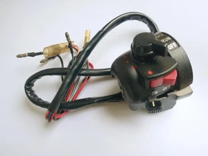 NOS Genuine OEM TX750 TX 750 73-74 Holder Handle Switch Engine Run On Off Light - Foto 1 di 10