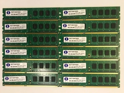 12 x Integral IN3T1GNYNGX PC3-8500U DDR3 Non-ECC Memory RAM 1GB 93-29-59 AN1012 - Image 1 of 3
