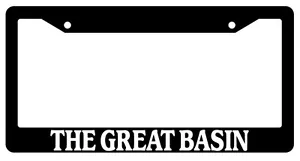 Black License Plate Frame The Great Basin Auto Accessory National Parks 1322 - Picture 1 of 1