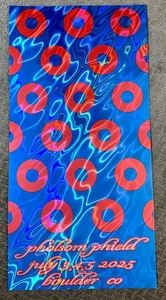 PHISH FOLIEN POSTER FOLSOM BOULDER CO ORIGINAL SIEBDRUCK KONZERT POSTER LAVA - Bild 1 von 1