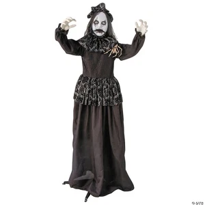 Halloween Animatronic Standing Gothic Bride Animated Decoration 5ft. 2 3/4" - Bild 1 von 5