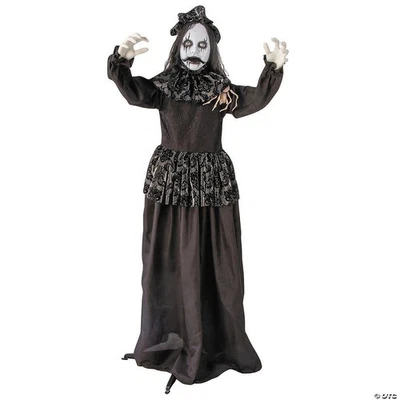 Halloween Animatronic Standing Gothic Bride Animated Decoration 5ft. 2 3/4" - Bild 1 von 4