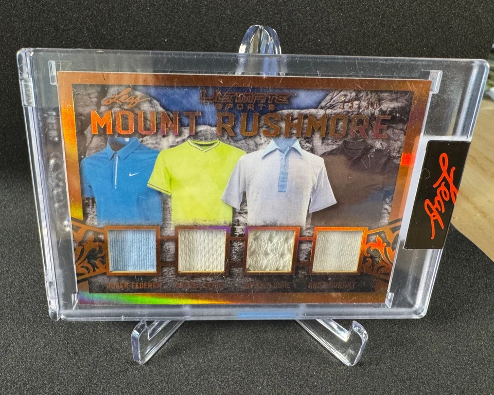 2021 Leaf Ultimate Sports - Mount Rushmore Roger Federer, Rafael Nadal, Andy... - Image 1 of 2