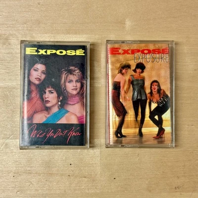 Expose Exposure What You Don’t Know cassette tape lot of 2 Arista Records - Imagem 1 de 4