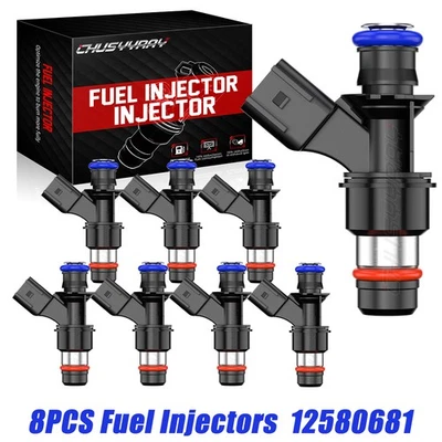 Inyectores de combustible 12580681 para GMC Yukon XL 1500 2500 2007-2009 5,3 L 6,0 L 6,2 L 8,2 L Foto 1 de 4