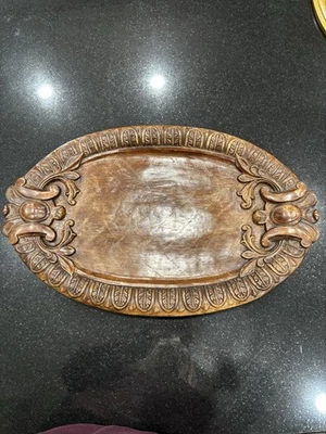 Southern Living Resin Wood Serving Tray  20 X 13 - Image 1 of 4