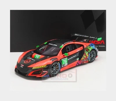 1:18 TRUESCALE Acura Nsx Gt3 Evo #76 Imsa 2021 M.Mcmurry M.Farnbacher TS0412 Mod - Image 1 of 2