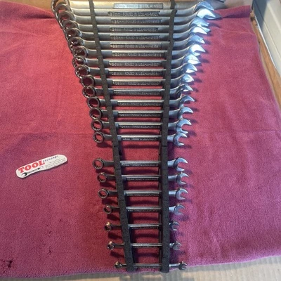VINTAGE =CRAFTSMAN= -VA-VV- 22-PIECE COMBINATION WRENCH SET USA MADE 6MM  30MM - Image 1 of 4