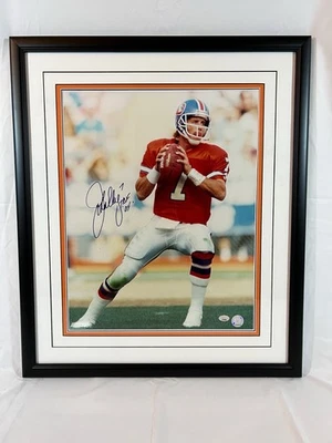 Foto autografiada firmada por John Elway 16x20 enmarcada PSA autenticada Foto 1 de 3