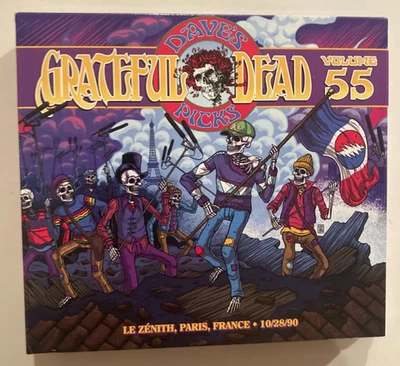 GRATEFUL DEAD Dave's Picks Vol. 55: Le Zénith, Paris, 10/28/90 (3CD) LIKE NEW - Image 1 of 4