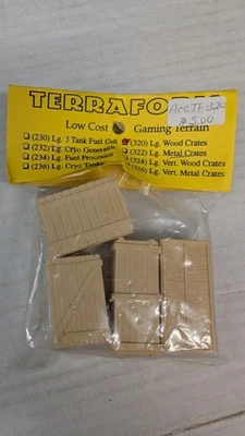 Terraform Armorcast Resin Terrain: 320 - Large Wood Crates - Image 1 of 2