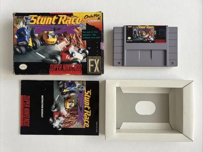 Stunt Race FX (Wildtrax) Super Nintendo Super NES SNES NTSC USA Complete TBE +++ - Photo 1/4