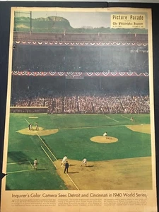 Abridor de la Serie Mundial de Béisbol 1940 Cincinnati Reds v Detroit Tigers-Hawaii - Imagen 1 de 11