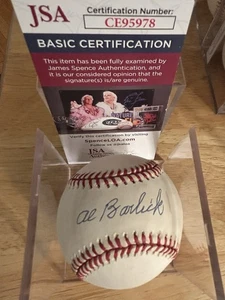 Al Barlick Autographed RON Baseball - JSA COA CE95978 - Picture 1 of 1