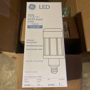 New GE LED Lamp 115 Watts, 5000k, EX39 Base, Type B. - Picture 1 of 3