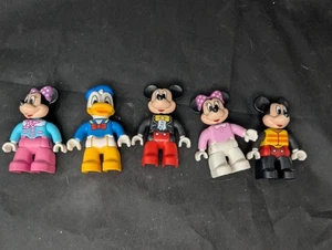LEGO Duplo Mickey Mouse and Minnie Mouse Donald Figures Lot of 5 Disney - Picture 1 of 9
