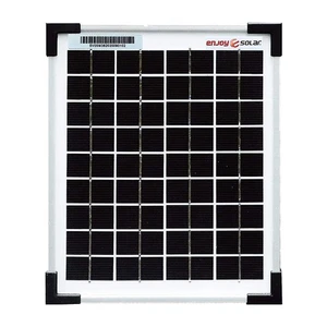 Pannello solare monocristallino 5W 12V 230 x 185 x 17 mm - Picture 1 of 5