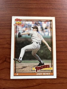 1991 ANDY BENES Padres Topps #307 - Picture 1 of 2