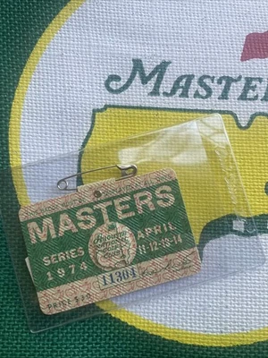 1974-Masters Badge-Augusta National-Gary Player ganha!! - Imagem 1 de 2