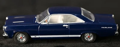 1966 Ford Fairlane XL Blue 1:43 Diecast Matchbox Muscle Car YMC 09-M in box - Image 1 of 4