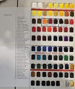 Qor Aquarell "MUSTER" Set mit 81 Farben zum (VOR DEM KAUF AUSPROBIEREN) KOSTENLOSER VERSAND  - Bild 1 von 5