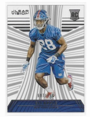 2016 Clear Vision Rookie Eli Apple RC #697/999 New York Giants - Image 1 of 2