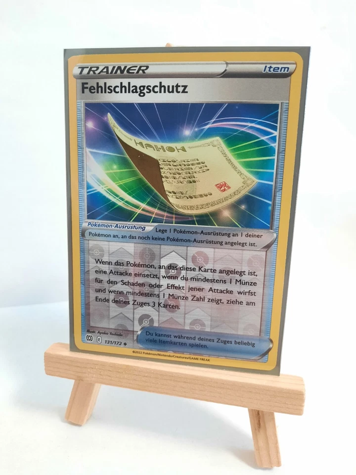 Pokemon Fehlschlagschutz 131/172 Near Mint Reverse Holo Strahlende Sterne  - Bild 1 von 1
