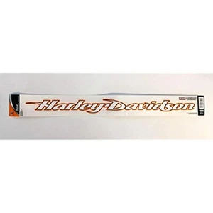 Chroma  33400 Orange Harley Davidson Script Windshield Decal 2" x 20 1/2" - Bild 1 von 1