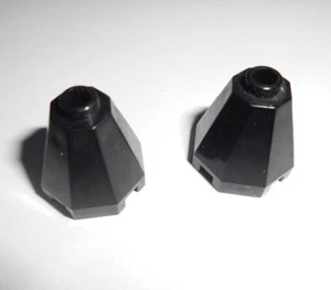 LEGO (6039) 2 cônes octogonaux 2x2x1 2/3, en noir de 4552 6762 6190 6180 - Photo 1/1