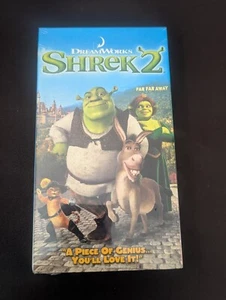 Shrek 2 SEALED VHS 2004 Mike Myers Eddie Murphy Cameron Diaz Antonio Banderas - Picture 1 of 6