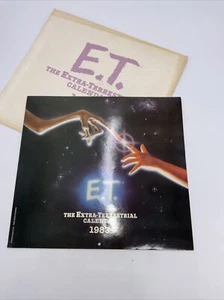 Original 1983 E.T. THE EXTRA-TERRESTRIAL Calendar w/ Mailing Envelope No Writing - Picture 1 of 6